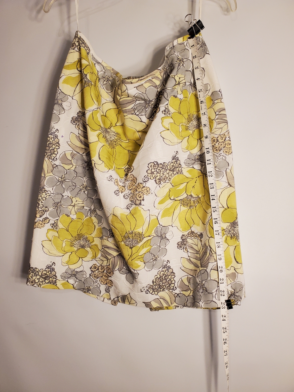 Tahari Green and Gray Floral Midi Jacket & Skirt Set - Picture 11 of 16